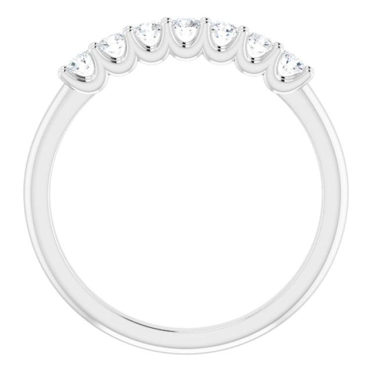 Platinum 1/3 CTW Natural Diamond Anniversary Band
