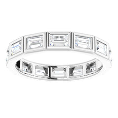 14K White 1 1/6 CTW Diamond Eternity Band