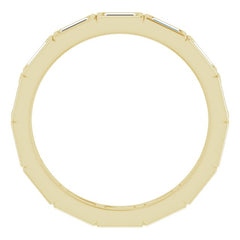 14K Yellow 1/2 CTW Diamond Eternity Band