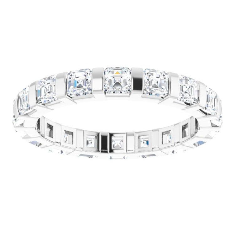 Platinum 1 3/4 CTW Natural Diamond Eternity Band Size 6