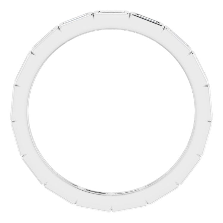 14K White 1/3 CTW Diamond Eternity Band