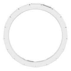 14K White 1/3 CTW Diamond Eternity Band