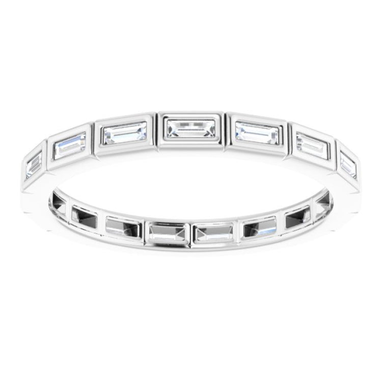 14K White 1/3 CTW Diamond Eternity Band