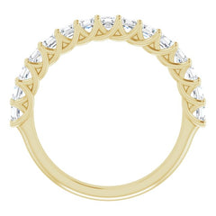 14K Yellow 1 1/8 CTW Natural Diamond Anniversary Band