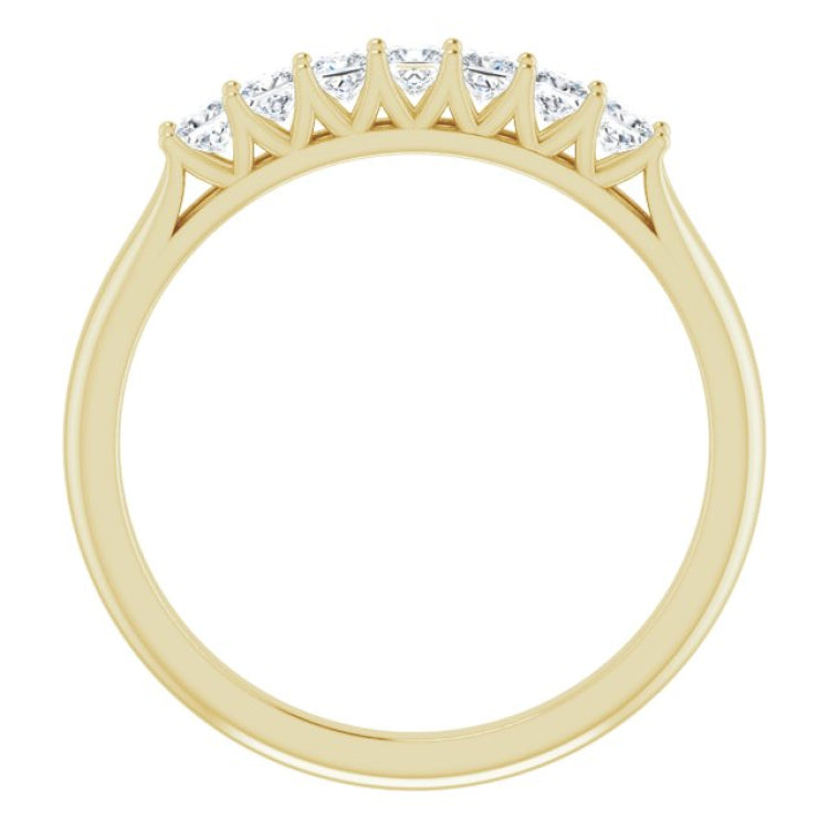 14K Yellow 1/3 CTW Natural Diamond Anniversary Band