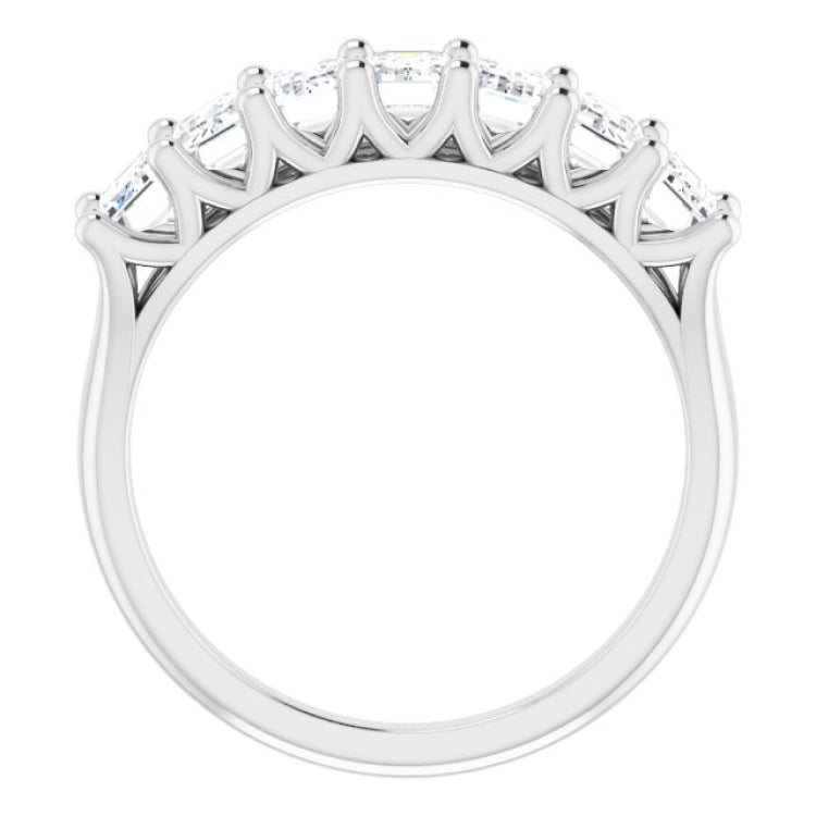 Platinum 2 1/2 CTW Natural Diamond Anniversary Band