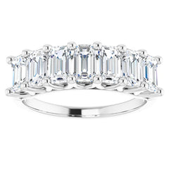 Platinum 2 1/2 CTW Natural Diamond Anniversary Band