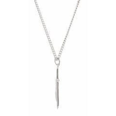 Sterling Silver Methodist Cross 18" Necklace