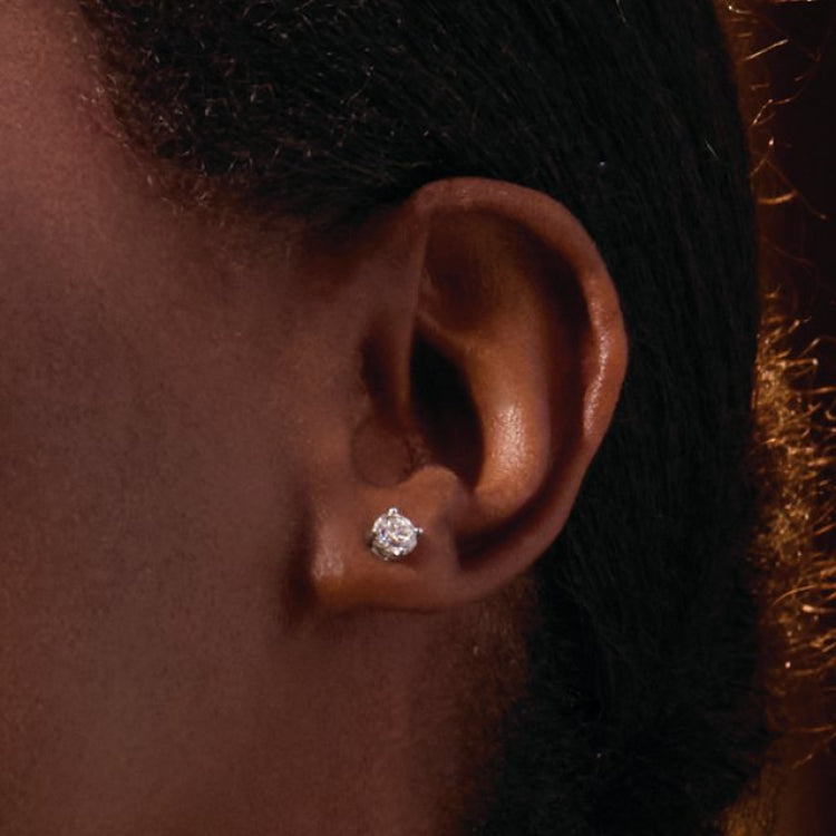 Platinum 1/5 CTW Natural Diamond Earrings