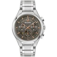 Bulova Stainless Steel Luxury Mens Watch