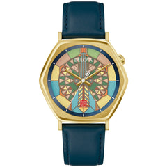 Bulova Stainless Steel Frank Lloyd Wright Mens Watch