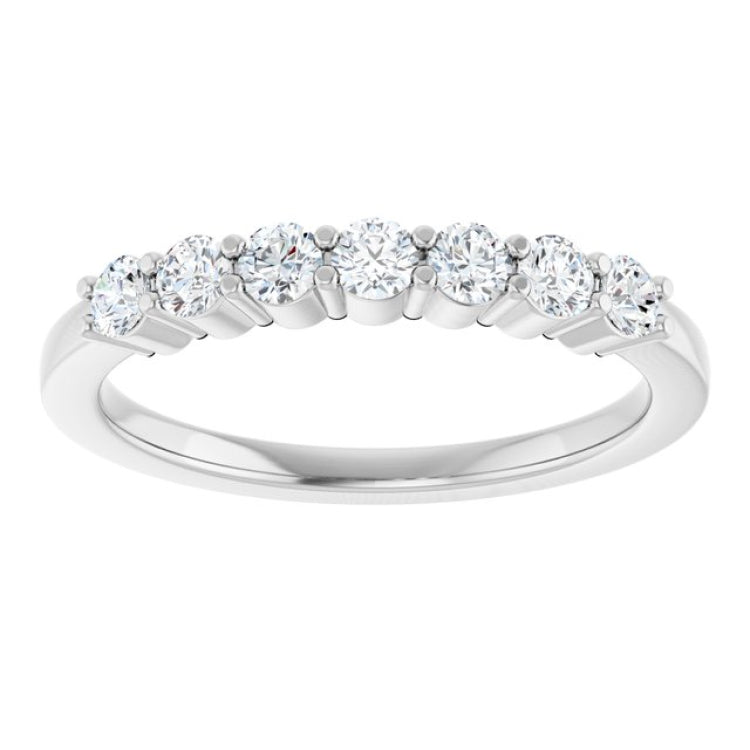 Platinum 3/8 CTW Lab-Grown Diamond Anniversary Band