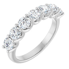 Platinum 1 1/3 CTW Lab-Grown Diamond Anniversary Band