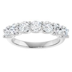 Platinum 1 1/3 CTW Lab-Grown Diamond Anniversary Band