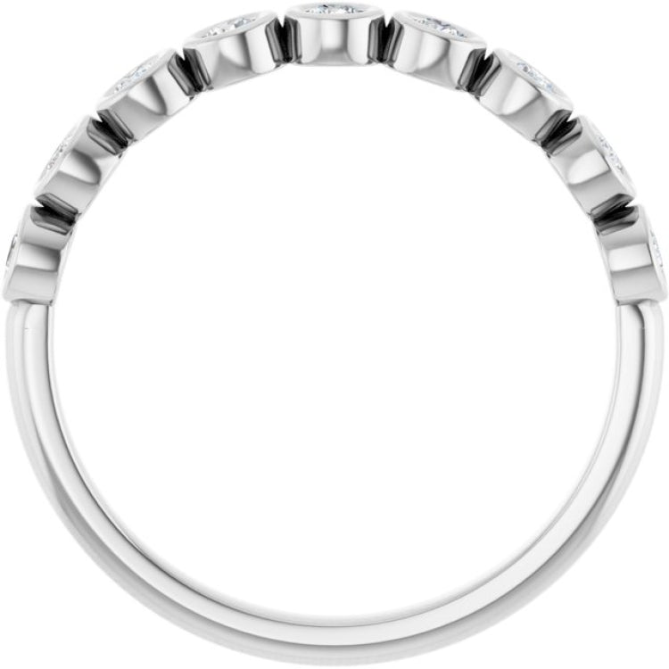 Platinum 1/4 CTW Lab-Grown Diamond  Anniversary Band