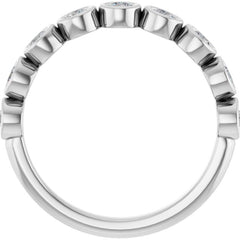 Platinum 1/2 CTW Lab-Grown Diamond  Anniversary Band