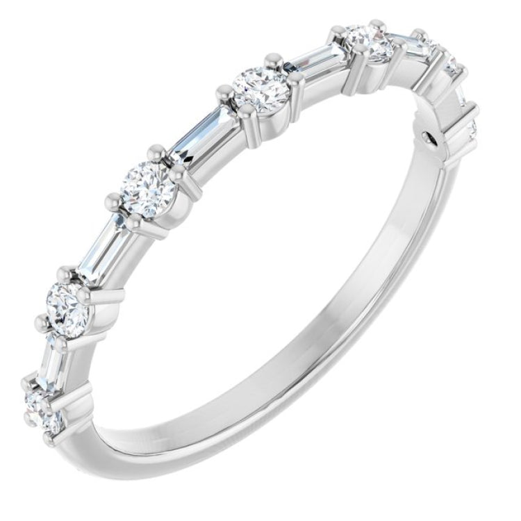 Platinum 1/3 CTW Lab-Grown Diamond  Anniversary Band