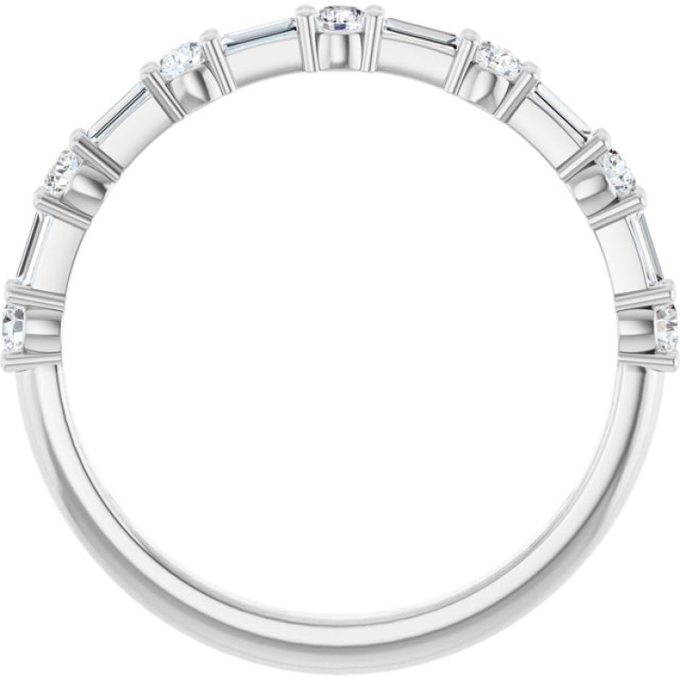 Platinum 1/3 CTW Lab-Grown Diamond  Anniversary Band