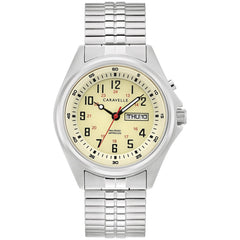 Caravelle Stainless Steel Classic CAR Mens Watch