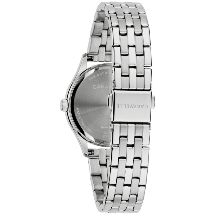 Caravelle Stainless Steel Classic CAR Ladies Watch