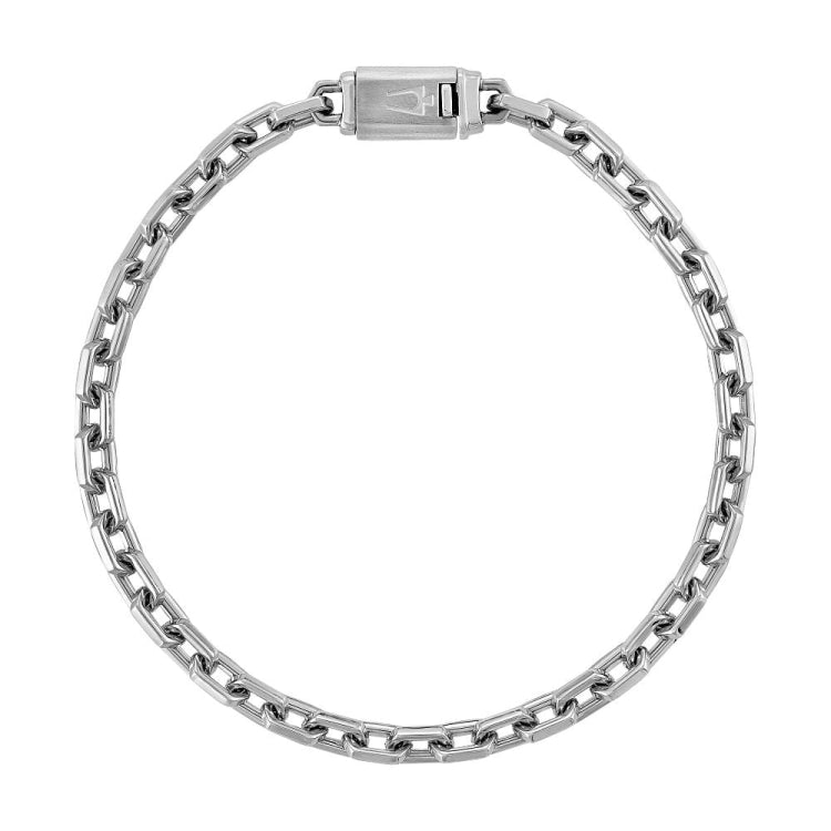 Bulova Stainless Steel Luxury Jewelry Mens Bracelet