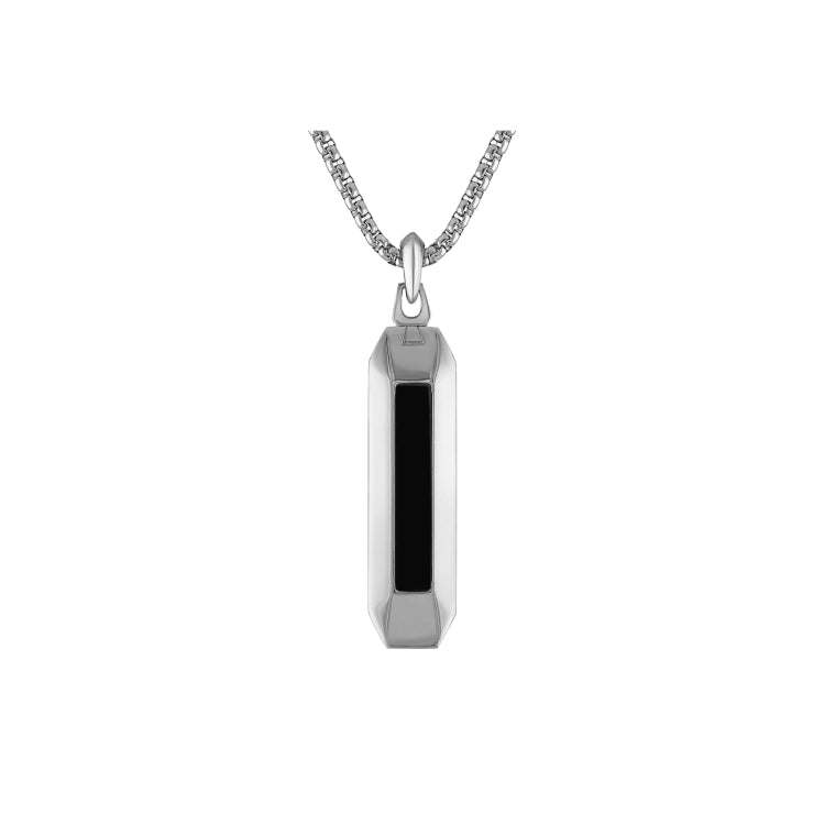 Bulova Stainless Steel Luxury Jewelry Mens Necklace