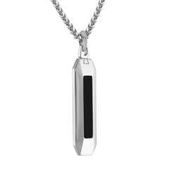 Bulova Stainless Steel Luxury Jewelry Mens Necklace