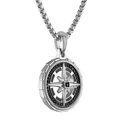 Bulova Stainless Steel Performance Jewelry Mens Necklace
