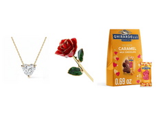 14k Yellow Gold Solitaire Heart Shaped Lab Grown Diamond Necklace